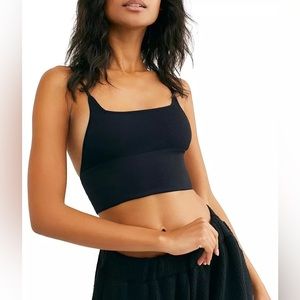 NWT Free People Andi Square Neck Seamless